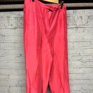 Women's Vintage Silk Pants - Size 8
